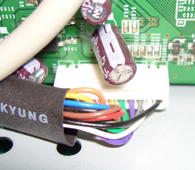 connector for power on logic board